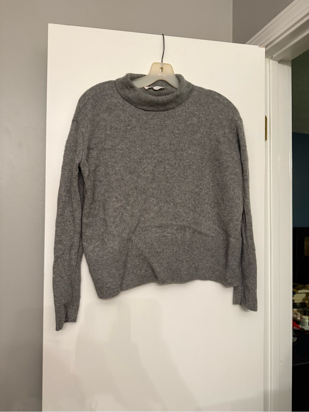 Everlane Gray Turtleneck Cozy Knit Sweater